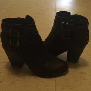 black heel booties boots from charlotte russe